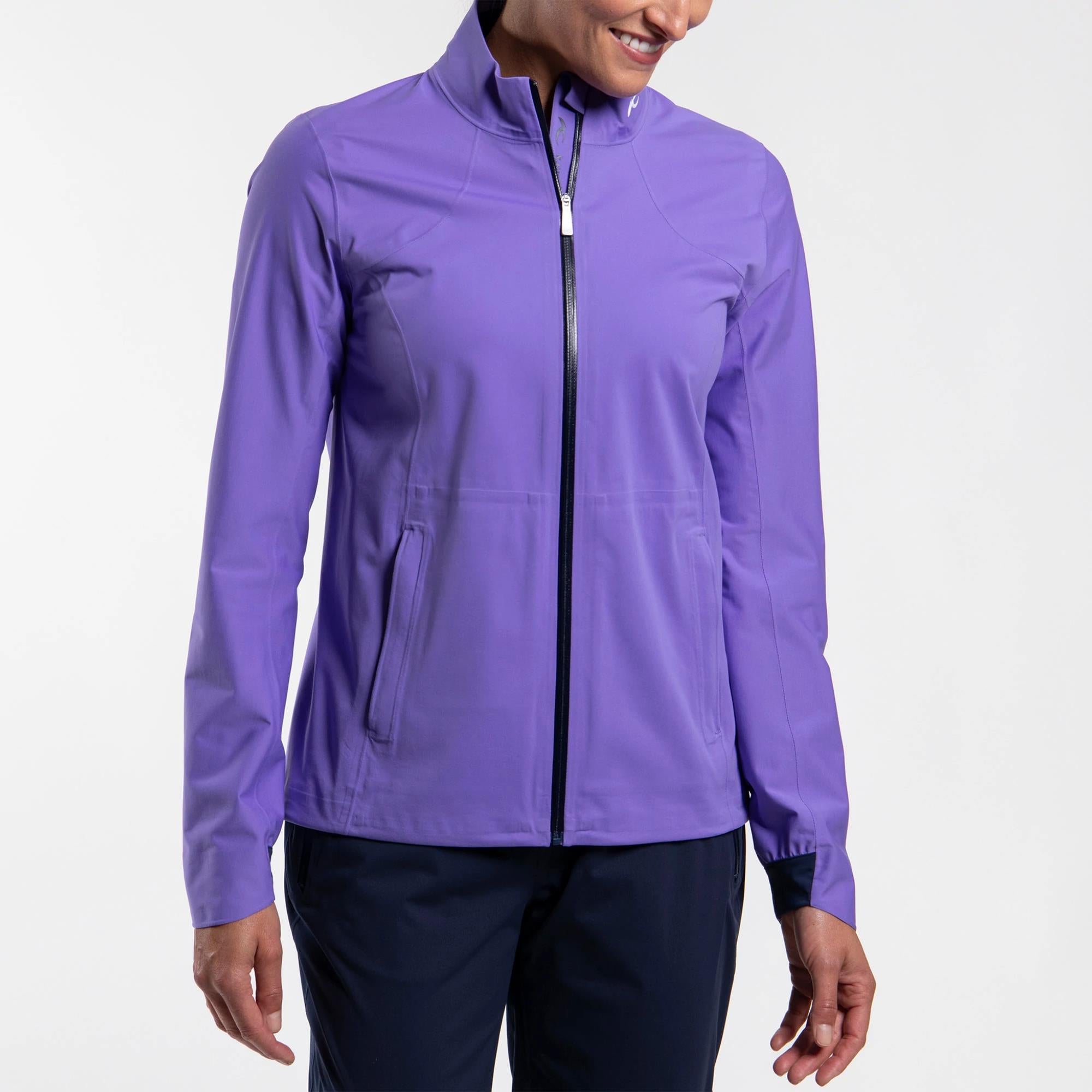 KJUS Rain Rescue 2.5L Ladies Waterproof Golf Jacket Ultraviolet